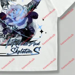 Model 3347 Erkek Yazlık Yuvarlak Yaka Kısa Kollu Günlük Tişört, Yaz