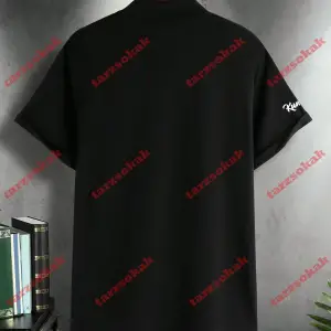 Model 3351 Erkek Yazlık Yuvarlak Yaka Kısa Kollu Günlük Tişört, Yaz