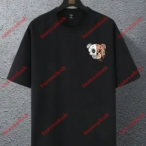 Model 3370 Erkek Yazlık Yuvarlak Yaka Kısa Kollu Günlük Tişört, Yaz