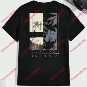 Model 3371 Erkek Yazlık Yuvarlak Yaka Kısa Kollu Günlük Tişört, Yaz