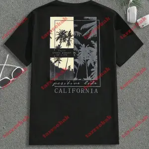 Model 3371 Erkek Yazlık Yuvarlak Yaka Kısa Kollu Günlük Tişört, Yaz