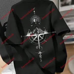 Model 3372 Erkek Yazlık Yuvarlak Yaka Kısa Kollu Günlük Tişört, Yaz