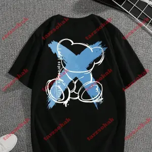 Model 3379 Erkek Yazlık Yuvarlak Yaka Kısa Kollu Günlük Tişört, Yaz