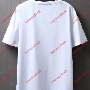 Model 3383 Erkek Yazlık Yuvarlak Yaka Kısa Kollu Günlük Tişört, Yaz