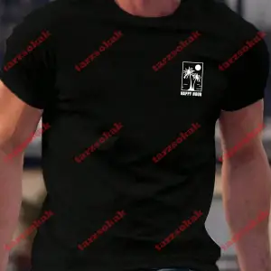 Model 3402 Erkek Yazlık Yuvarlak Yaka Kısa Kollu Günlük Tişört, Yaz