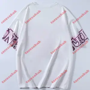 Model 3411 Erkek Yazlık Yuvarlak Yaka Kısa Kollu Günlük Tişört, Yaz