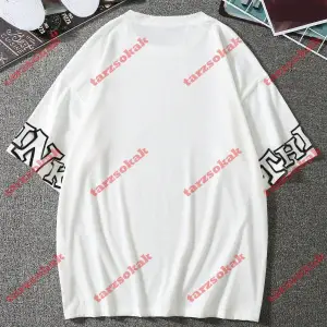 Model 3411 Erkek Yazlık Yuvarlak Yaka Kısa Kollu Günlük Tişört, Yaz