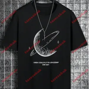 Model 3418 Erkek Yazlık Yuvarlak Yaka Kısa Kollu Günlük Tişört, Yaz