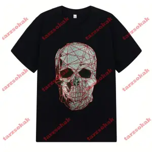 Model 3435 Erkek Yazlık Yuvarlak Yaka Kısa Kollu Günlük Tişört, Yaz