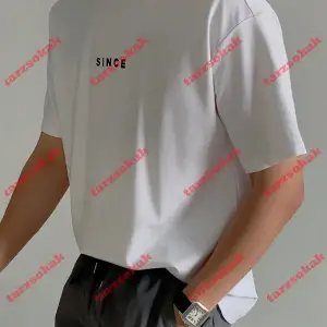 Model 3439 Erkek Yazlık Yuvarlak Yaka Kısa Kollu Günlük Tişört, Yaz