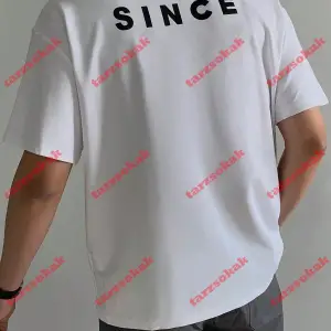 Model 3439 Erkek Yazlık Yuvarlak Yaka Kısa Kollu Günlük Tişört, Yaz