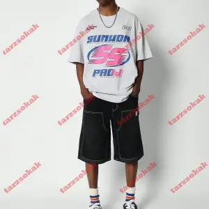 Model 3452 Erkek Yazlık Yuvarlak Yaka Kısa Kollu Günlük Tişört, Yaz