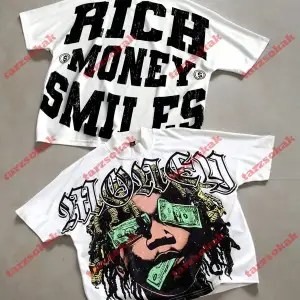 Model 3460 Erkek Yazlık Yuvarlak Yaka Kısa Kollu Günlük Tişört, Yaz