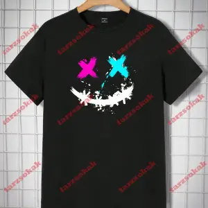 Model 3466 Erkek Yazlık Yuvarlak Yaka Kısa Kollu Günlük Tişört, Yaz