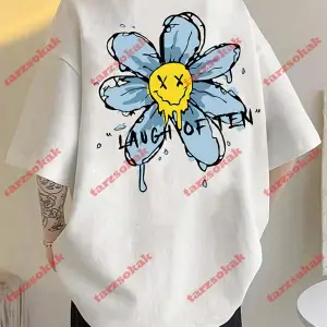 Model 3469 Erkek Yazlık Yuvarlak Yaka Kısa Kollu Günlük Tişört, Yaz