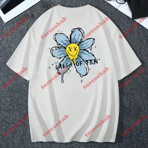 Model 3469 Erkek Yazlık Yuvarlak Yaka Kısa Kollu Günlük Tişört, Yaz