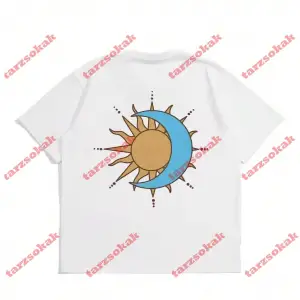 Model 3470 Erkek Yazlık Yuvarlak Yaka Kısa Kollu Günlük Tişört, Yaz