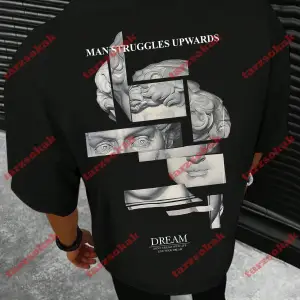 Model 3482 Erkek Yazlık Yuvarlak Yaka Kısa Kollu Günlük Tişört, Yaz