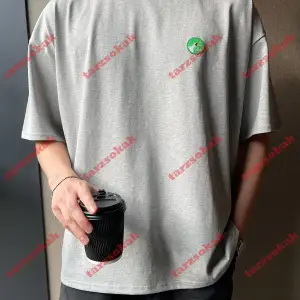 Model 3485 Erkek Yazlık Yuvarlak Yaka Kısa Kollu Günlük Tişört, Yaz