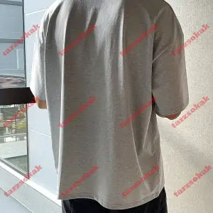 Model 3485 Erkek Yazlık Yuvarlak Yaka Kısa Kollu Günlük Tişört, Yaz