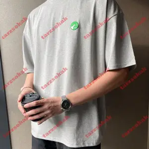 Model 3485 Erkek Yazlık Yuvarlak Yaka Kısa Kollu Günlük Tişört, Yaz