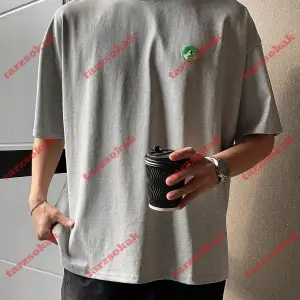 Model 3485 Erkek Yazlık Yuvarlak Yaka Kısa Kollu Günlük Tişört, Yaz