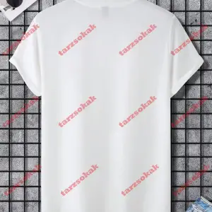 Model 3492 Erkek Yazlık Yuvarlak Yaka Kısa Kollu Günlük Tişört, Yaz