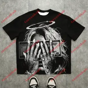 Model 3503 Erkek Yazlık Yuvarlak Yaka Kısa Kollu Günlük Tişört, Yaz