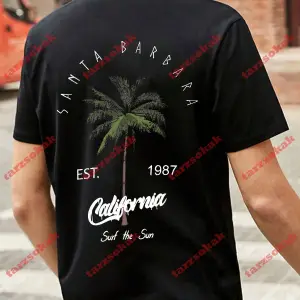 Model 3514 Erkek Yazlık Yuvarlak Yaka Kısa Kollu Günlük Tişört, Yaz