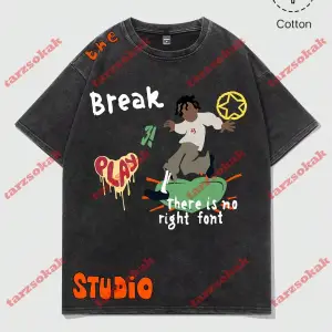 Model 3519 Erkek Yazlık Yuvarlak Yaka Kısa Kollu Günlük Tişört, Yaz