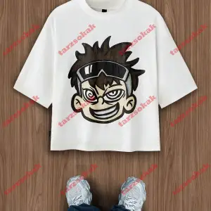 Model 3524 Erkek Yazlık Yuvarlak Yaka Kısa Kollu Günlük Tişört, Yaz