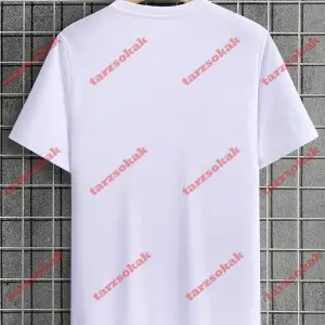 Model 3525 Erkek Yazlık Yuvarlak Yaka Kısa Kollu Günlük Tişört, Yaz