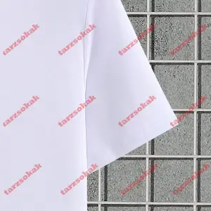 Model 3525 Erkek Yazlık Yuvarlak Yaka Kısa Kollu Günlük Tişört, Yaz