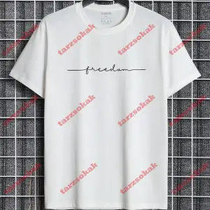 Model 3526 Erkek Yazlık Yuvarlak Yaka Kısa Kollu Günlük Tişört, Yaz