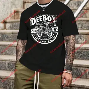 Model 3534 Erkek Yazlık Yuvarlak Yaka Kısa Kollu Günlük Tişört, Yaz