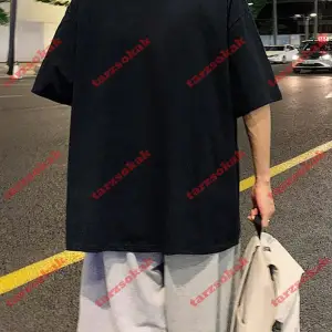 Model 3537 Erkek Yazlık Yuvarlak Yaka Kısa Kollu Günlük Tişört, Yaz