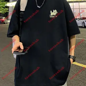 Model 3542 Erkek Yazlık Yuvarlak Yaka Kısa Kollu Günlük Tişört, Yaz