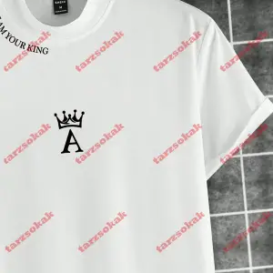 Model 3556 Erkek Yazlık Yuvarlak Yaka Kısa Kollu Günlük Tişört, Yaz