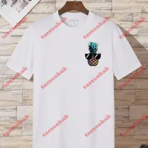 Model 3561 Erkek Yazlık Yuvarlak Yaka Kısa Kollu Günlük Tişört, Yaz