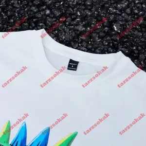 Model 3571 Erkek Yazlık Yuvarlak Yaka Kısa Kollu Günlük Tişört, Yaz