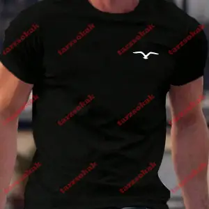 Model 3575 Erkek Yazlık Yuvarlak Yaka Kısa Kollu Günlük Tişört, Yaz