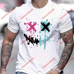 Model 3578 Erkek Yazlık Yuvarlak Yaka Kısa Kollu Günlük Tişört, Yaz