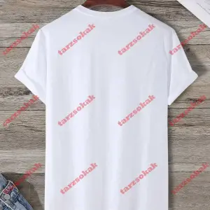 Model 3578 Erkek Yazlık Yuvarlak Yaka Kısa Kollu Günlük Tişört, Yaz