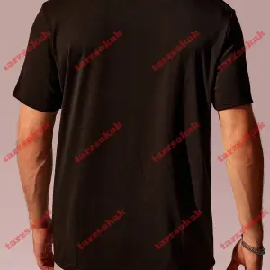 Model 3579 Erkek Yazlık Yuvarlak Yaka Kısa Kollu Günlük Tişört, Yaz