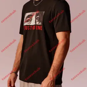 Model 3579 Erkek Yazlık Yuvarlak Yaka Kısa Kollu Günlük Tişört, Yaz