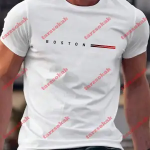 Model 3584 Erkek Yazlık Yuvarlak Yaka Kısa Kollu Günlük Tişört, Yaz