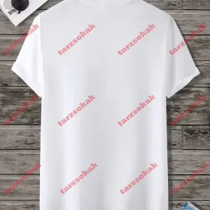 Model 3600 Erkek Yazlık Yuvarlak Yaka Kısa Kollu Günlük Tişört, Yaz