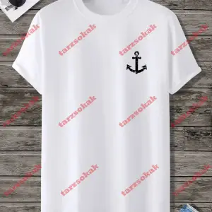 Model 3600 Erkek Yazlık Yuvarlak Yaka Kısa Kollu Günlük Tişört, Yaz