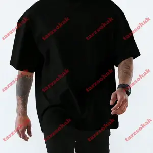 Model 3602 Erkek Yazlık Yuvarlak Yaka Kısa Kollu Günlük Tişört, Yaz