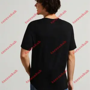 Model 3609 Erkek Yazlık Yuvarlak Yaka Kısa Kollu Günlük Tişört, Yaz